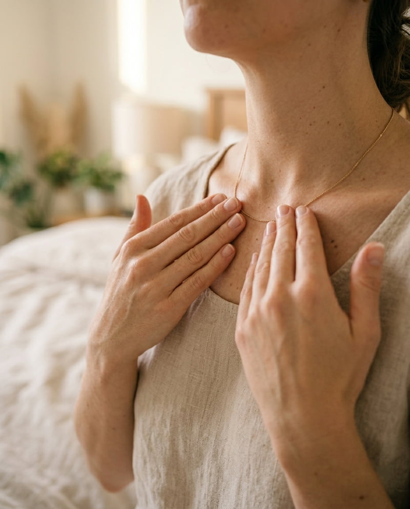 How to perform collarbone lymph drainage taps to open main drainage ports