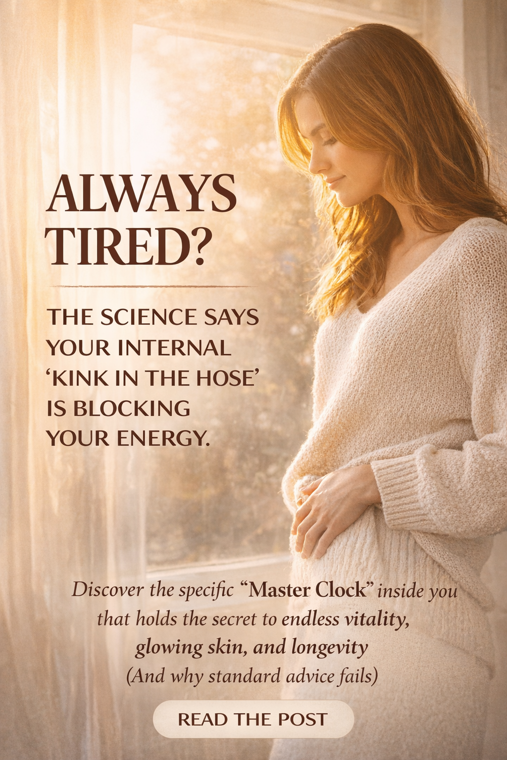 A woman practicing the Female Vitality Protocol for ovarian health and hormonal balance.